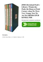 Winnie The Pooh Epub
